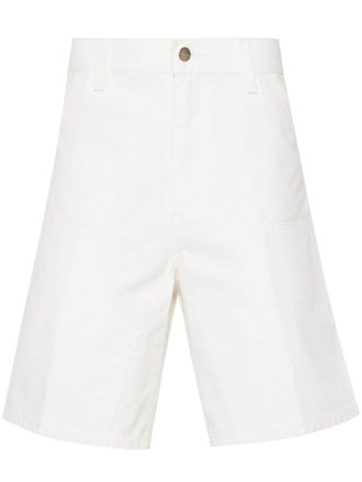 Carhartt Work in Progress Double Knee cotton shorts - White