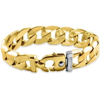 Pompeii3 Mens Heavy Cuban Link 14k Gold (202gram) or Platinum (325gram) 18.5mm Bracelet 10