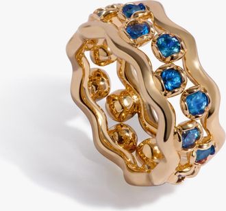 Annoushka Whoopsie Daisy Sapphire Ring Stack