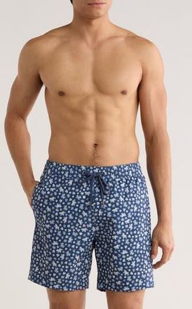 Fair Harbor Cruiser Swim Trunks in Navy Floral at Nordstrom Rack, Size Xx-Large