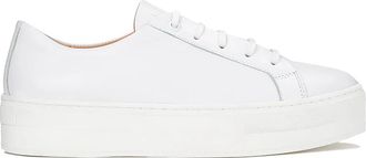 Kazar Dames witte sneakers - Dames - Sneakers - Wit - 39 EU - Leer - Schoenen