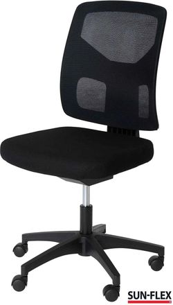 SUNFLEX Sun-flex Mesh Silla De Oficina Negra Ergon&oacute;mica