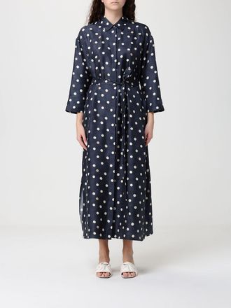 Max Mara Abito chemisier S Max Mara in twill a pois