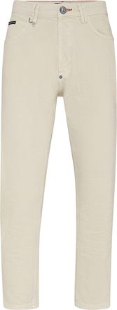 Philipp Plein Denim Trousers Carrot Fit Iconic Plein