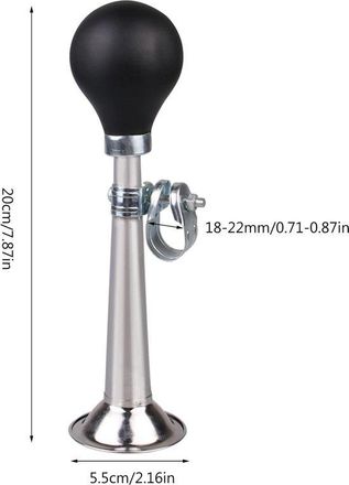 OEM Bocina Met&aacute;lica Vintage Para Bicicleta - Bocina De Payaso Con Forma De Globo Para Apretar, Ideal Para Bicicletas, Carritos De Golf Y Coches