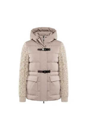 Moorer Verdiana-Stk Down Jacket Pearl