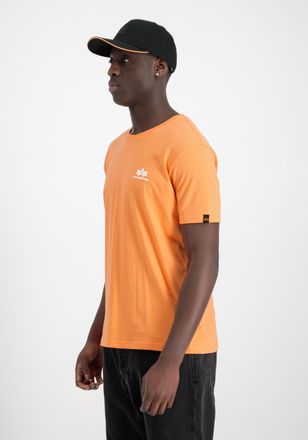 Alpha Industries T-Shirt ALPHA INDUSTRIES Basic T-Shirt SL, Herren, Gr. XXL, orange (tangerine), Obermaterial: 100% Baumwolle, Shirts T-Shirt