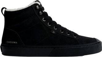 Cariuma Womens Cariuma OCA High Therma All Black Suede 501615B10