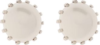 Marni Glazen Pareloorbellen - Dames - Oorbellen - Wit - ONE Size - Accessoires