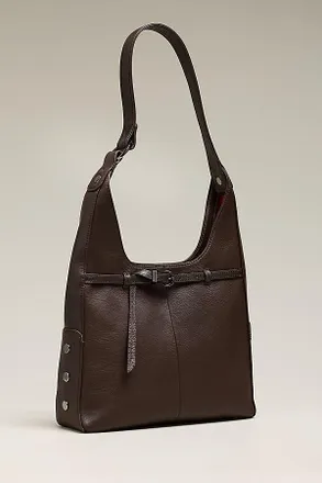Hammitt Tim Belted Leather Hobo Bag