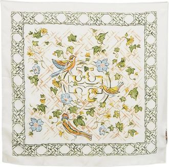 Tory Burch Foulard in seta con stampa - Toni neutri
