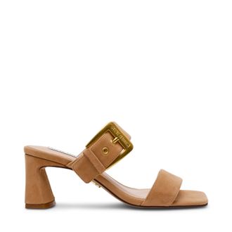Steve Madden Toriann Sandal CAMEL SUEDE
