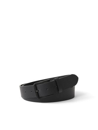 Calvin Klein Jeans Lederg&uuml;rtel CALVIN KLEIN JEANS CLASSIC FLAT 35MM, Herren, Gr. 11,5, schwarz (schwarz, matte schwarz), Rindsleder, unifarben, G&uuml;rtel Lederg&uuml;rtel