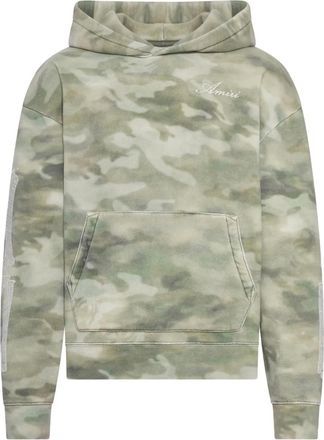 Amiri Felpa oversize con cappuccio - Verde