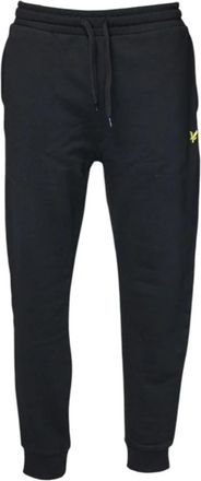 Lyle & Scott Skinny Brushback Sweatpant - Heren - Sweatpants - Zwart - XL - Katoen - Broeken