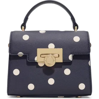 Ted Baker Lili Top Handle Satchel Bag in Other Navy at Nordstrom Rack