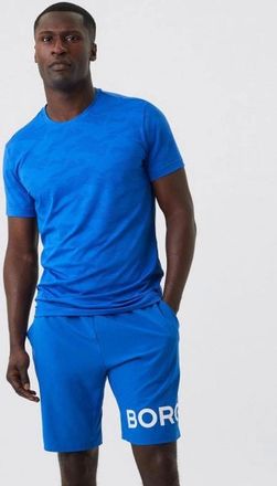 Bj&ouml;rn Borg Mens Hydro Pro Active T-Shirt, Nautical Blue Camo - Size: 40