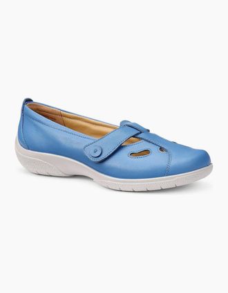 Hotter Womens Nirvana Womens Extra Wide Shoes - Blue - Size: 5.5