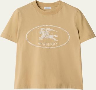 Burberry EKD Embroidered Short-Sleeve T-Shirt