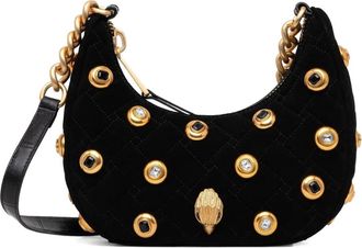 Kurt Geiger Borsa a spalla trapuntata - Nero