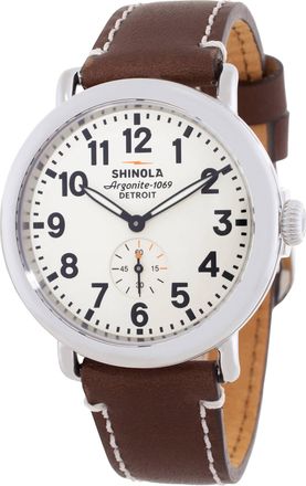 Shinola Aucoin Quartz White Dial Mens Watch S011000010