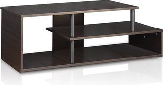 Furinno Econ Low Rise TV Stand, Espresso