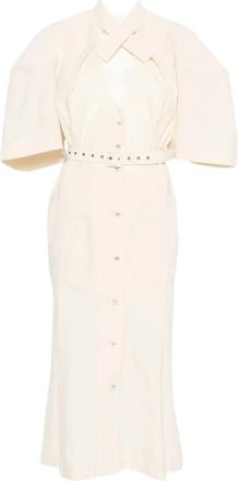 Vivienne Westwood Shirt Kleedjes - Dames - Shirt Kleedjes - Beige - M - Kleedjes
