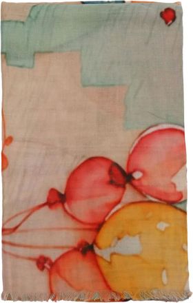 D'Aniello Sciarpa Perla con frange - Rosa