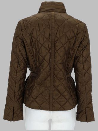 Michael Michael Kors Quilted Belted Jacket - Green