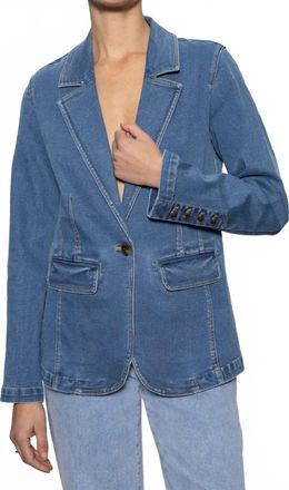 Sanctuary Denim Sculpted Blazer In Best In Show