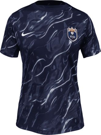 Nike Seattle Reign 2025 Nike Womens NWSL Short-Sleeve Pre-Match Top in White | W21567SRFC-SWB