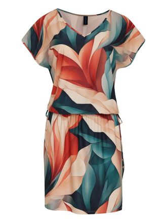 Lygia & Nanny Krishna floral-print mini dress - Green