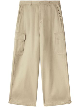 Off-white Beige Wide Leg Pant