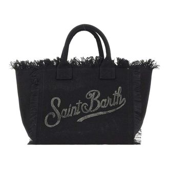 MC2 Saint Barth Vanity Shoulder Bag - female - MC2 Saint Barth - Shopping Bags - Black - ONE SIZE - Bags