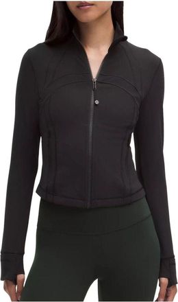 lululemon (WMNS) LULULEMON Define Cropped Jacket Nulu Black LW4CD5S-707028922