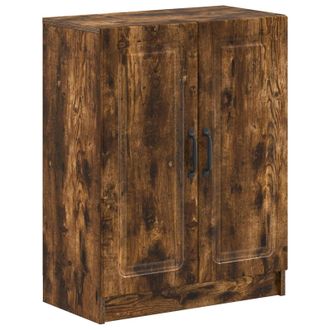 vidaXL Armario De Almacenamiento Para Ba&ntilde;o Utrecht Roble Ahumado Vidaxl