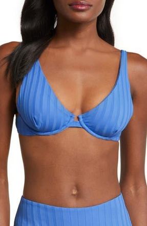 Vitamin A Rossi Underwire Bikini Top in Dream Blue at Nordstrom Rack, Size X-Small