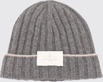 Brunello Cucinelli Ribbed Pure Cashmere Beanie with Cuff