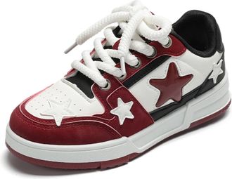 Generic Star Shoes Cute Shoes Y2k Sneakers Lightweight Fashion Non Slip Casual Shoes Unisex Couples Girls Anti-Slip Comfort Travel Outdoor Sport Size 4-8.5 Bl