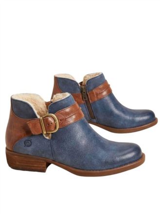 Born Womens Kati Ankle Boots In Dark Blue