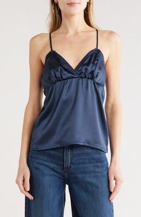 Vigoss Satin Camisole in Navy at Nordstrom Rack, Size Medium