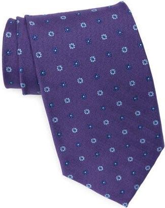 Brooks Brothers Alt Floral Jacquard Tie in Purple at Nordstrom Rack
