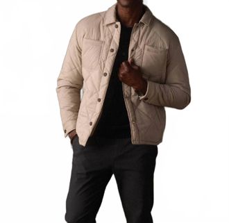 The Normal Brand Only Quilted Puffer Jacket In Fawn
