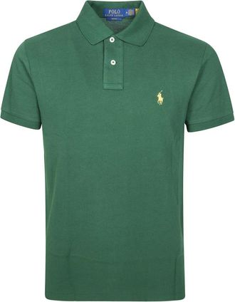Polo Ralph Lauren Polo Slim Fit - Heren - Polos - Groen - S - Katoen - Tops