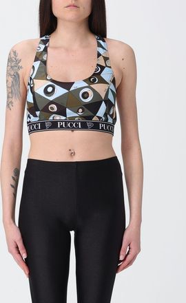 Pucci Top sportivo in nylon stretch stampato Pucci