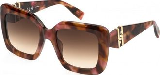 Furla Womens SFU883 53 01GQ Sunglasses - Brown - One Size