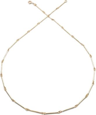WHITEbIRD 14K yellow gold Yasmine neckalce - Giallo