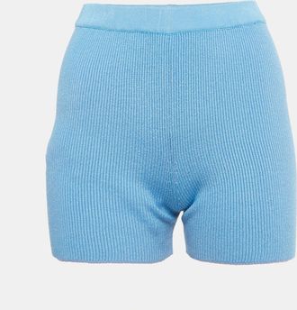 Jacquemus Blue Knit Shorts