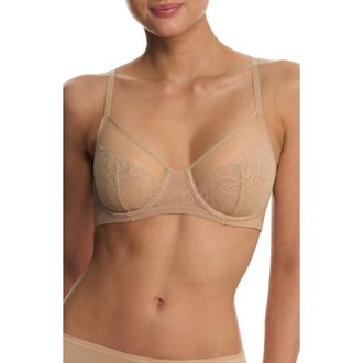 Natori Radiance Convertible Unlined Underwire Bra in Cafe at Nordstrom, Size 36Ddd