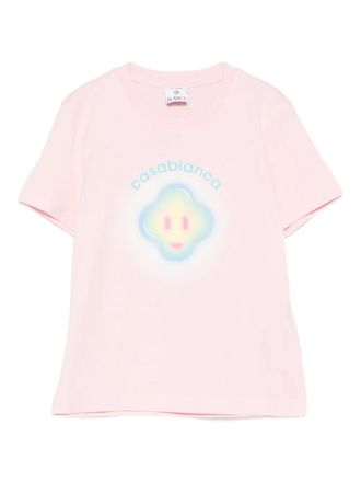 Casablanca Casablanca logo T-shirt - Roze